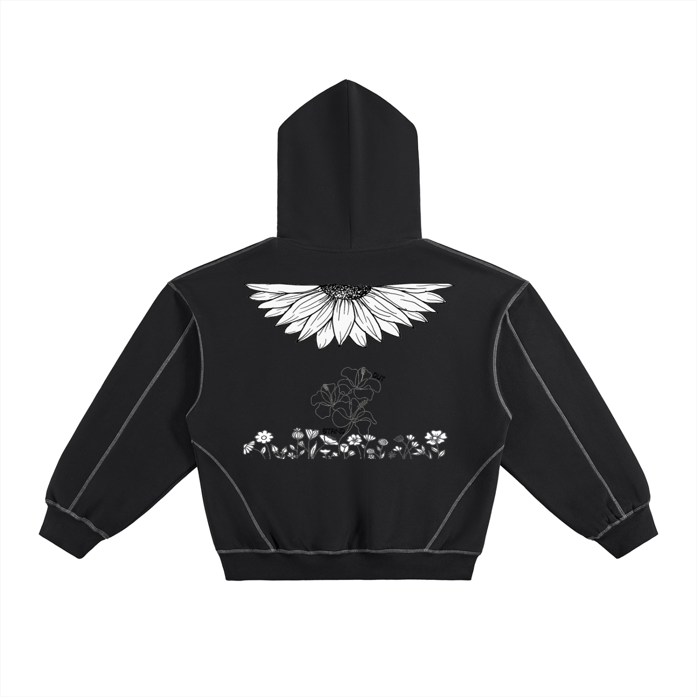 Mazari Boxy Fleece Hoodie