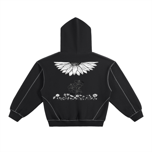 Mazari Boxy Fleece Hoodie