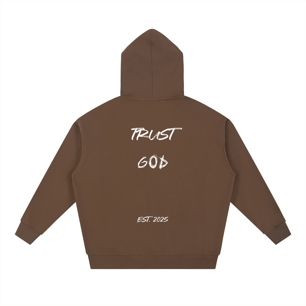 Trust God Heavyweight Hoodie