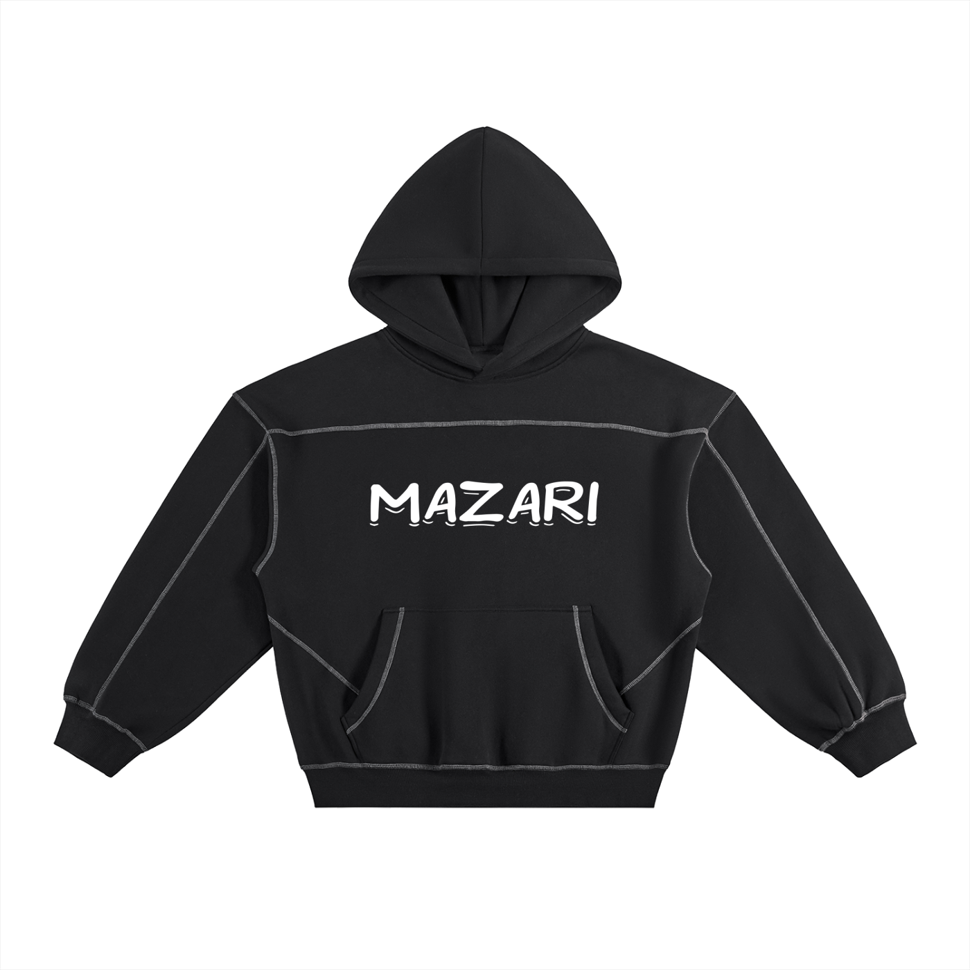 Mazari Boxy Fleece Hoodie